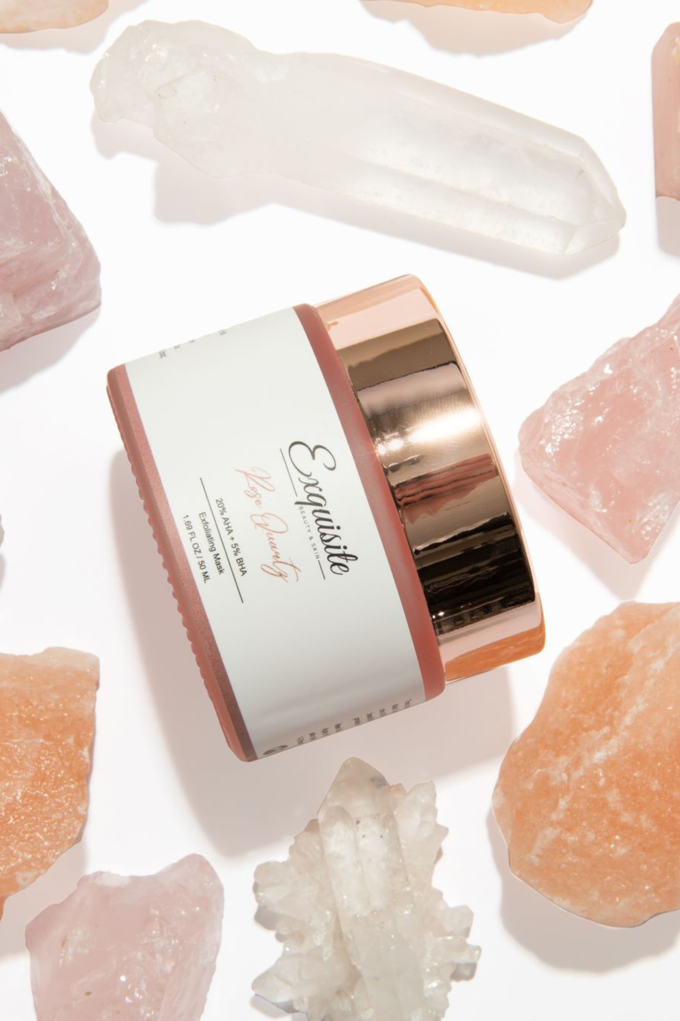 Rose Quartz - AHA & BHA Exfoliating Mask